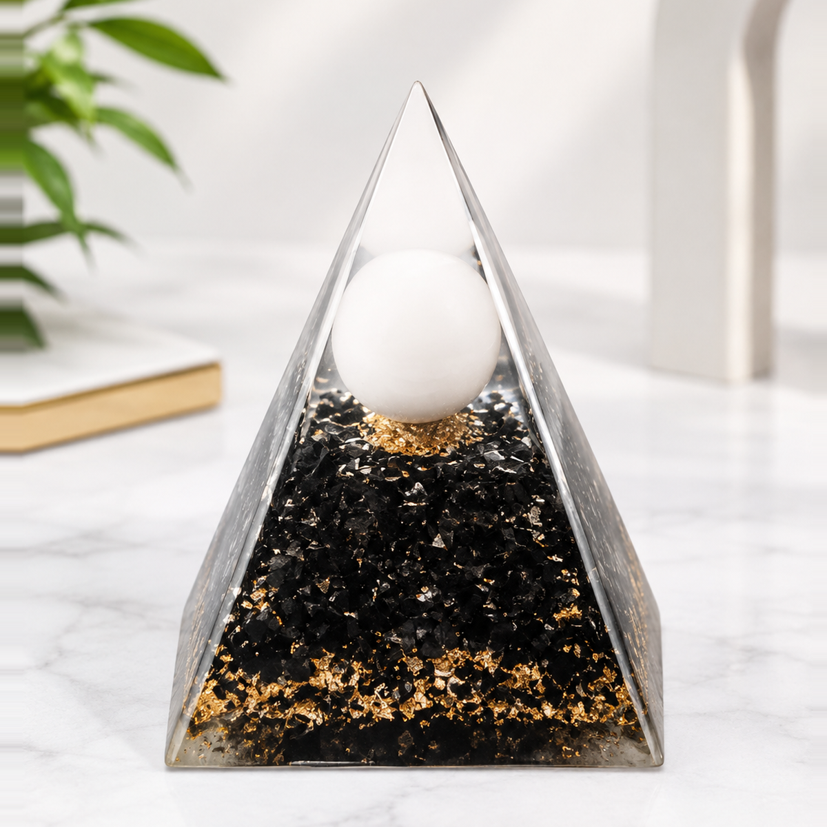Black Tourmaline Pyramid